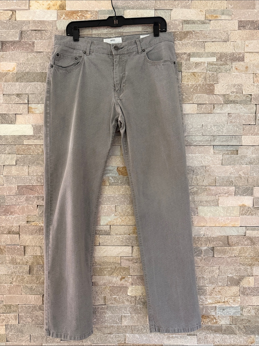 Brax Men's Gray Jeans Pants Straight Legs